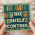 Funny Book Lover Birthday Card - 'No Shelf Control' Bookshelf Pun for Bibliophiles, Readers and Librarians