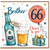 Brother 66th Birthday Card, Cheers to You Beer and Golden Ale Design