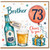 Brother 73rd Birthday Card, Happy Birthday Cheers to You Beer Card