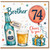 Brother 74th Birthday Card, Cheers to You Beer Birthday Card