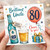 80th Birthday Card for Uncle, Brilliant Uncle Cheers to You Birthday Card