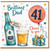 41st Birthday Card for Dad, Brilliant Dad Happy Birthday Cheers to You