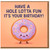 Funny Doughnut Birthday Card - Have a Hole Lotta Fun, It’s Your Birthday! Cute Sprinkles Pun