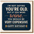 Funny Birthday Card - 'I’m Not Saying You’re Old, But If You Were Wine You Would Be Very Expensive' - Bold Navy Typography