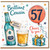57th Birthday Card for Cousin, Brilliant Cousin Happy Birthday Card, Cheers to You
