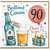 90th Birthday Card for Cousin, Brilliant Cousin Birthday Card