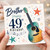 Brother 49th Birthday Card with Guitar Design