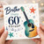 Brother 60th Birthday Card, Musical Guitar Design