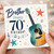 Brother 70th Birthday Card, Guitar and Music Theme Birthday Card