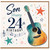 Son 24th Birthday Card, Happy 24th Birthday Guitar Card