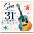 31st Birthday Card for Son, Guitar Music Themed Birthday Card