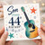 Son 44th Birthday Card, Guitar Music Themed Birthday Card