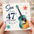 47th Birthday Card for Son, Guitar Music Design
