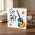Son 50th Birthday Card, Happy 50th Birthday Guitar Music Card