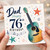 Dad 76th Birthday Card with Guitar and Musical Notes