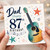 Dad 87th Birthday Card, Guitar Music Theme
