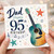 Dad 95th Birthday Card, Guitar and Music Design