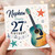 Nephew 27th Birthday Card - Musical Guitar Birthday Card