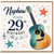 Nephew 29th Birthday Card, Musical Guitar Birthday Card