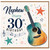 Nephew 30th Birthday Card, Musical Guitar Happy 30th Birthday Card
