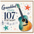 Granddad 107th Birthday Card, Guitar Music Theme Birthday Card