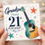 Grandson 21st Birthday Card, Guitar Music Design