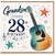 Grandson 28th Birthday Card, Guitar Music Star Design