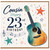 Cousin 23rd Birthday Card, Guitar Music Theme