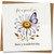 Son Birthday Card - Daisy & Butterfly Floral Design - For a Special Son - 145mm x 145mm Square Greeting Card, Includes Kraft Envelope