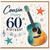 Cousin 60th Birthday Card, Musical Guitar Happy Birthday Card
