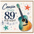 Cousin 89th Birthday Card, Happy 89th Birthday Guitar Music Design