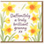 Funny Granny Mother's Day Card - Daffodil Pun 'Daffonitely a Truly Brilliant Granny xx' - Watercolour Spring Flowers Card for Grandma, Gran or Nana