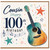 Cousin 100th Birthday Card, Guitar and Music Design