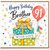 91st Birthday Card for Brother, Happy Birthday Brother Card with Gifts and Balloon