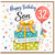 Son 32nd Birthday Card, Happy Birthday With Love Gift Box Balloon Design