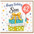 Son 42nd Birthday Card, Happy Birthday With Love Gift Box Balloon Design
