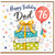 76th Birthday Card for Dad, Happy Birthday Dad Card with Gifts and Balloon