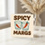 Spicy Margs Funny Birthday Card - Two Cocktail Glasses with Chillies and Ice - For Margarita Lovers, Party Friends, Him or Her