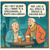 Funny Birthday Card - Pub Banter with Two Older Gents and Pints - Specs & Drugs & Sausage Rolls Joke - British Humour