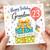 23rd Birthday Card for Grandson, Happy Birthday Grandson Card with Gift Boxes and Balloon