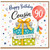 90th Birthday Cousin Card, Happy Birthday With Love Gift Box Balloon Design