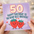 50th Birthday Card for Brother, Happy Birthday to the Berry Best Brother