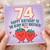74th Birthday Card for Brother, Berry Best Brother Happy Birthday Card