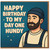 Funny Birthday Card for Best Friend - 'Happy Birthday to My Day One Hundy' Beanie Guy Illustration, Modern Bold Typography