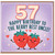 57th Birthday Card for Uncle, Berry Best Uncle Birthday Card