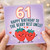 61st Birthday Card for Uncle, Happy Birthday to the Berry Best Uncle