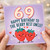 69th Birthday Card for Uncle, Happy Birthday to the Berry Best Uncle Card