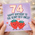 74th Birthday Card for Uncle, Happy Birthday to the Berry Best Uncle Card