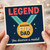 Legend Stepdad Card - Awesome Step-Dad, You Deserve a Medal - Father's Day or Birthday Card for Step Dad