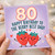80th Birthday Card for Dad, Happy Birthday to the Berry Best Dad Card